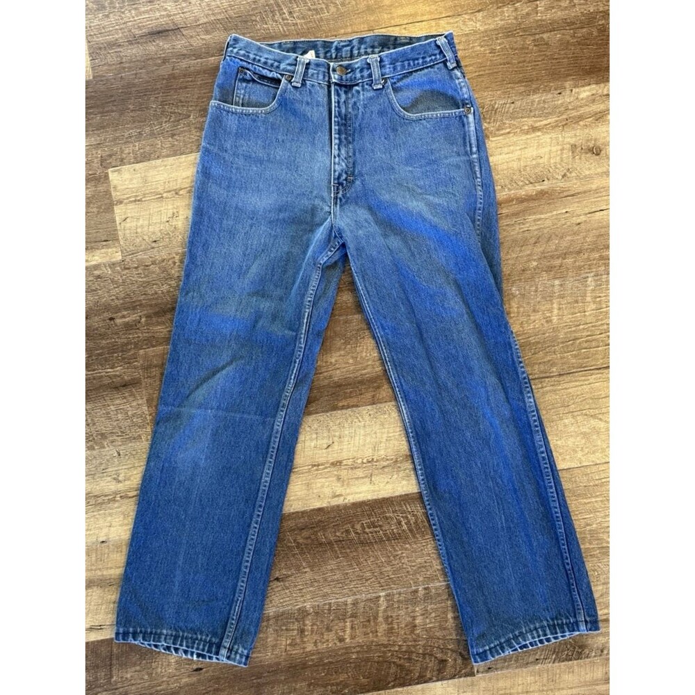 CALVIN KLEIN Jeans (MEN'S, 33W, 28" Ins.) Blue Straight Leg Denim Vintage 80s